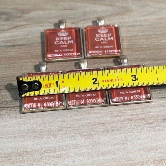 Medical assistant pendant keep calm and be a great medical assistant glass Lot 5 - Picture 5 of 7